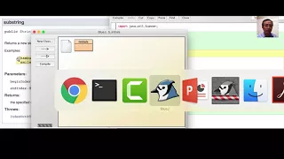 Java String substring usage initials