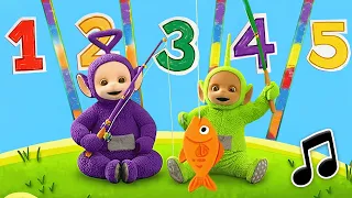 🎵 Teletubbies Music 🎵 1, 2, 3, 4, 5! Once I Caught a Fish Alive! | Original Kids Songs
