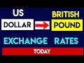 US Dollar to British Pound Currency Exchange Rates Today USD to GBP 5 July 2025