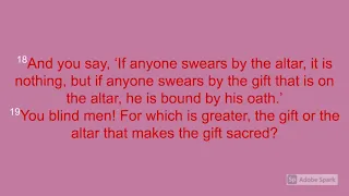 Bible Chapters Matthew 23 ESV