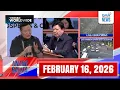 Lagu Unang Balita sa Unang Hirit: (Part 2) FEBRUARY 16, 2026 [HD]