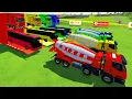 Download Lagu TRANSPORT VAN EEN KLEURRIJKE IVECO-BUS, BETONMENGWAGEN NAAR DE GARAGE MET EEN MERCEDES-LAADBAKVRA...