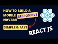 Responsive Navbar in React for Mobile Desktop Fast Simple - Sachin Nimshan
