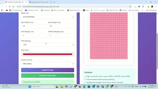 Professional Graph Paper Generator Customizable PDF PNG Templates