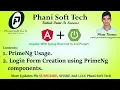Angular 6 7 - part 12 Login Form creation using primeng