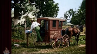 Rural American Postman c.1903 - Restored to Life & Sound