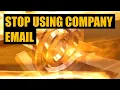 Employee Tip Stop Using Company Email