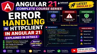 Error Handling in HttpClient in Angular 21 Angular 21 tutorials in Hindi