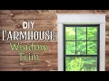 DIY Farmhouse Interior Window Trim - Craftsman Style