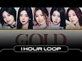 Lagu [1 HOUR] ITZY GOLD (Japanese Ver.) Lyrics (Color Coded Lyrics)
