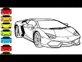 Lamborghini Car Coloring Pages
