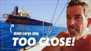 Sailing Inside the world’s BUSIEST shipping lane !