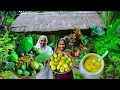 Download Lagu Village style veg Khichuri | Eating delicious dal khichuri by picking vegetables from the garden ...