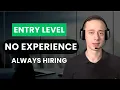 Top 5 Entry Level Tech Jobs in 2025 Always Hiring