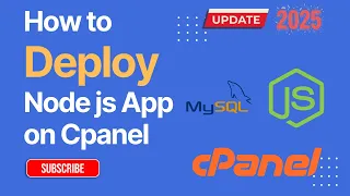 How To Deploy A Node js App On cPanel No SSH Needed Step-by-Step 2025 Express js MySQL