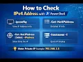 How to Check IPv4 Address with PowerShell Step-by-Step Guide