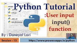 Python Tutorial for Beginners input function in Python Take multiple input in one line