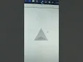 Making triangle illusion in python