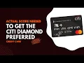 What Credit Score Is Needed For Citi Diamond Preferred Card