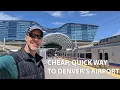 Riding the Train in Denver to the Airport Denver Travel Guide