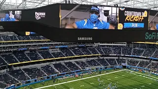 Sofi Stadium Chargers Section 436 Row 2 seats 3 4 5 6