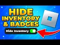 How to Hide Your Inventory Badges in Roblox