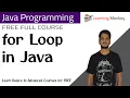 for Loop in Java Lesson 22 Java Programming Learning Monkey