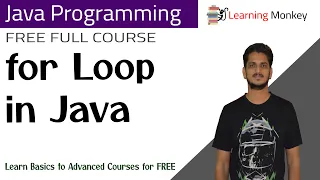 for Loop in Java Lesson 22 Java Programming Learning Monkey