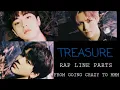 All TREASURE Songs but it's only the RAP LINE | Hyunsuk, Yoshi \u0026 Haruto