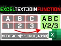 How to use the TEXTJOIN function in Excel FAST
