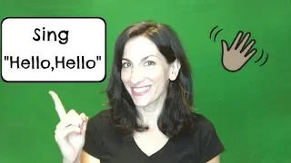 Sing Hello Hello With Nancy FULL SONG W ACTIONS 