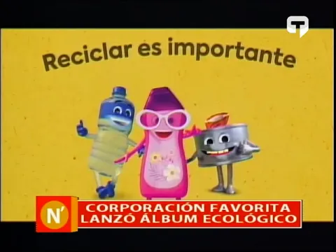 Corporación Favorita lanzó álbum ecológico