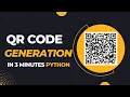 QR code generator in 10 Lines of code Using Python