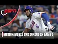 Mets score 5 RUNS in 3rd inning of NLCS Game 5 win vs Dodgers ESPN MLB