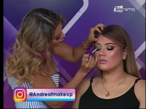 Aprenda a realizar un maquillaje en colores vivos