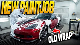 C6 Corvette Is Getting A New Paint Job