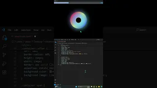 Rainbow Glowing Loader Animation using HTML CSS CSS Animation Tutorial