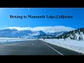Driving on the U S Route 395 south to Mammoth Lakes California Gopro9