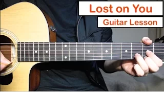 Download Lost on You - LP | Guitar Lesson (Tutorial) How to play Chords MP3