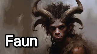 Faun Roman Mythological Half Human Half Goat - Mythology and Folklore