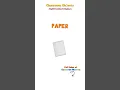 English Vocabulary - School Supplies in English Minimal English