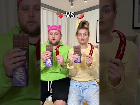 Chocolate VS PEPPER🤕😂 What’ll you choose?🤬
