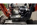 Cold Start Kubota D772 3 Cylinder Diesel K008-3 Mini Excavator