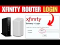 How to login into Xfinity Router - STEP-by-STEP DEMO