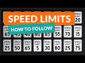 How to Adjust Your Speed When Driving Speed Limits