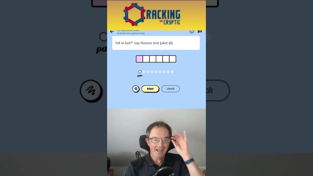 MinuteCryptic in a Minute - 21 September 2026 - Croaky