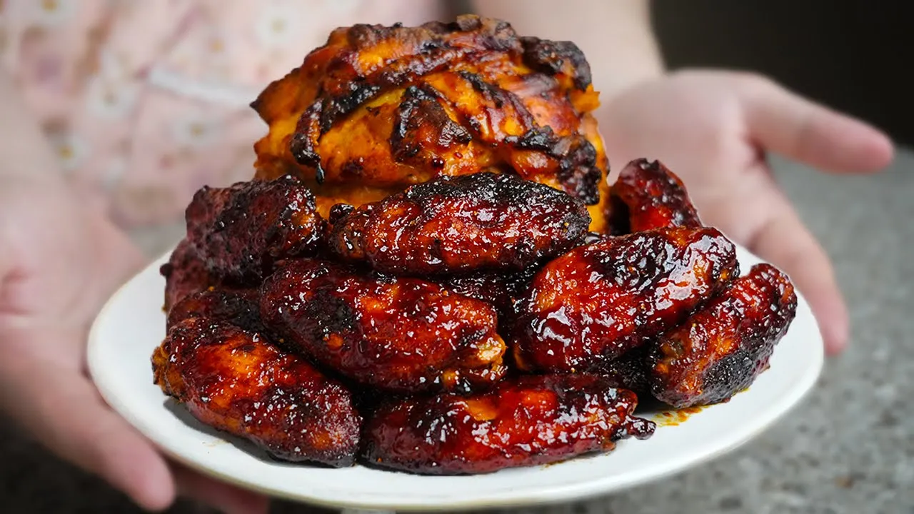 그리스식 치킨 기로스 & 바베큐 윙