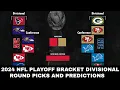 2024 NFL playoff bracket Divisional round picks and predictions