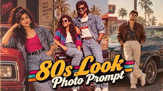 80s Look Al Photo Editing Prompt  I Trending 80s Look Photo Kaise Banaye I ChatGPT