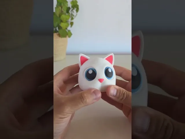Flexi Jelly Cat / Multiparts / No Supports / 3MF Included video thumbnail